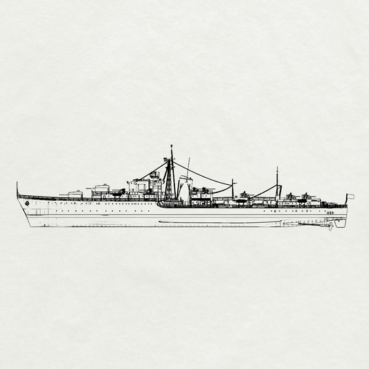 Royal Battle-class Batch III Tobruk Destroyer D37 1950 Water Line MRY-SFW SSC264 Military Warship Model Kit