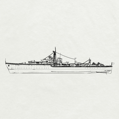 Royal Battle-class Batch I Armada Destroyer D14 1943 Water Line MRY-SFW SSC265 Military Warship Model Kit