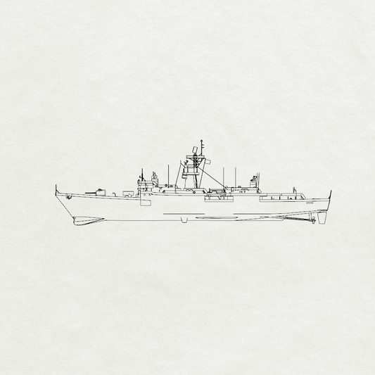 Spanish Baleares-class Baleares Frigate F71 1973 Water Line MRY-SFW SSC268 Military Warship Model Kit
