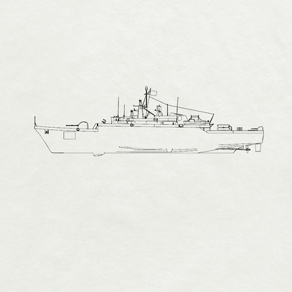 Iranian Alvand-class Alvand Frigate F71 1971 Water Line MRY-SFW SSC270 Military Warship Model Kit
