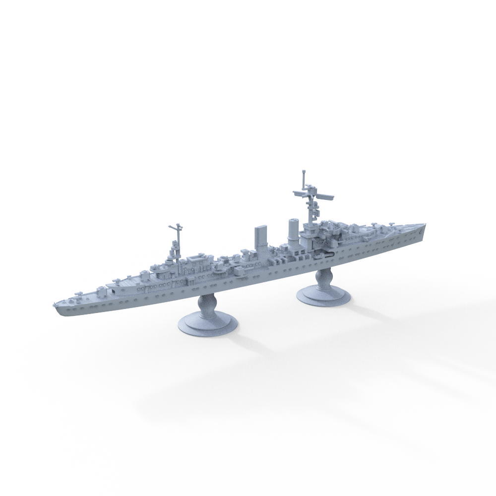 alemán Emden crucero ligero línea de flotación MRY-SFW SSC508 Maqueta de buque de guerra militar