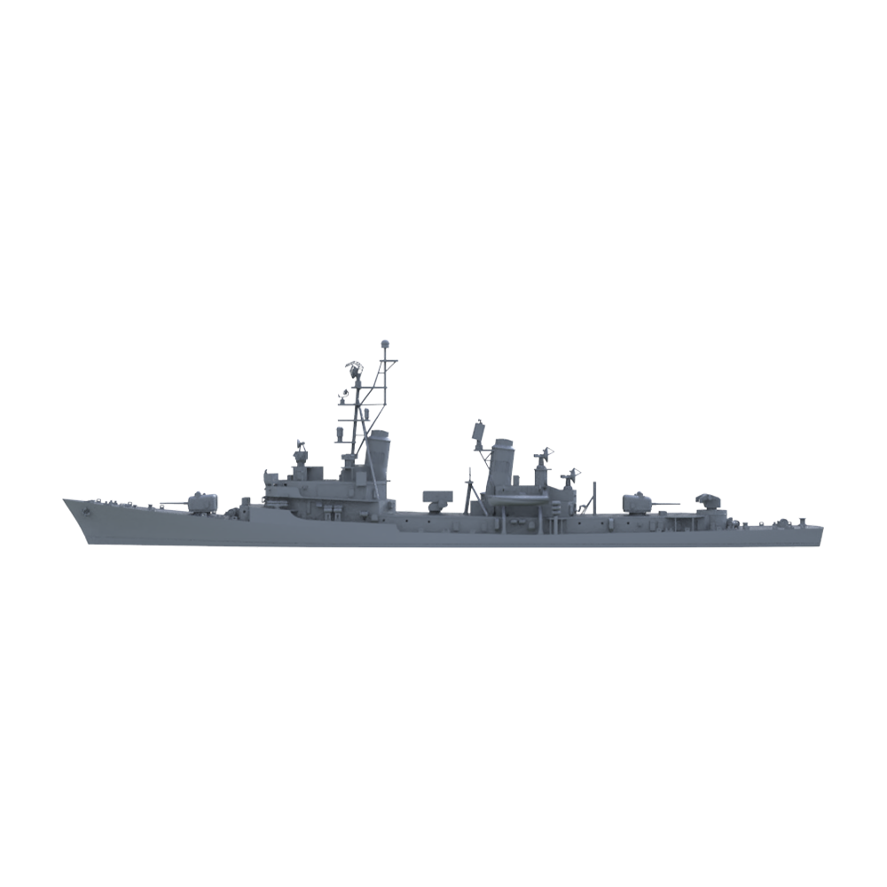 SSC153S Military Model  USS DDG-2 Charles F. Adams Destroyer Full Hull