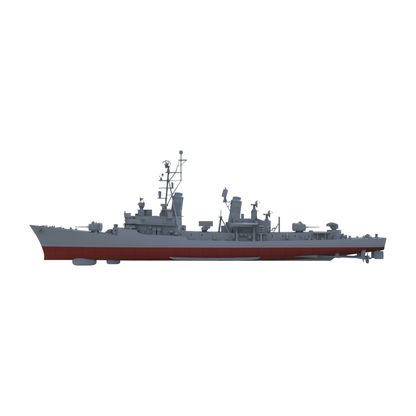 SSC153 Military Model USS DDG-2 Charles F. Adams Destroyer Water Line