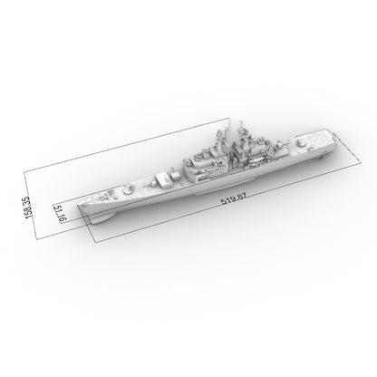 SSC156  Military Model USS CGN-36 California Class Cruiser Water Line