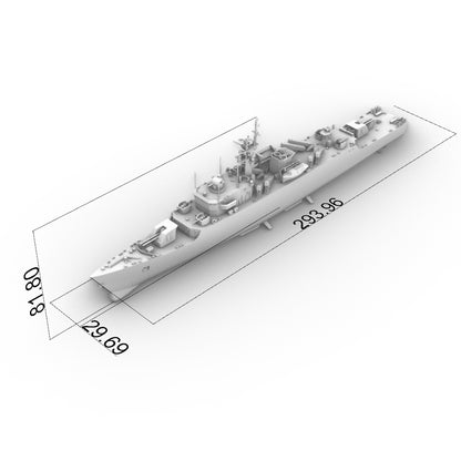 SSC179  Military Model CNS Jianghu III Class Frigate Water Line