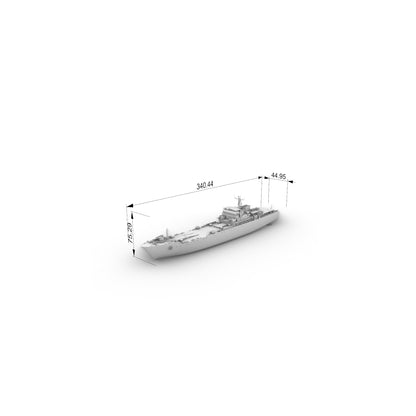 SSC191 Military Model CNS Hainan Class Submarine Chaser Water Line
