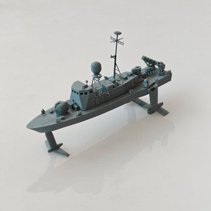 MRY-SFW SSC198 USA Navy Pegasus-class Pegasus PHM-1 Water Line Resin Warship Military Ship Model Hobby Collection Unassembled Unpainted