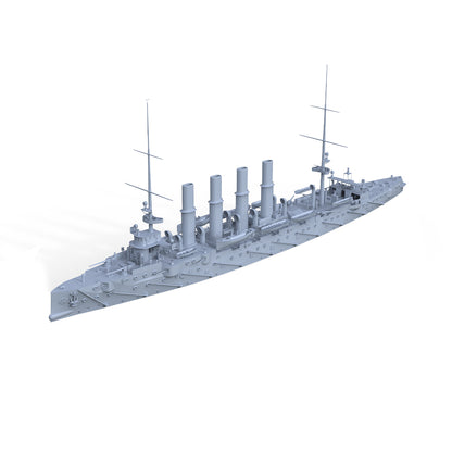 MRY-SFW SSC504 Military Warship Model Kit Russian Varyag Cruiser Water Line