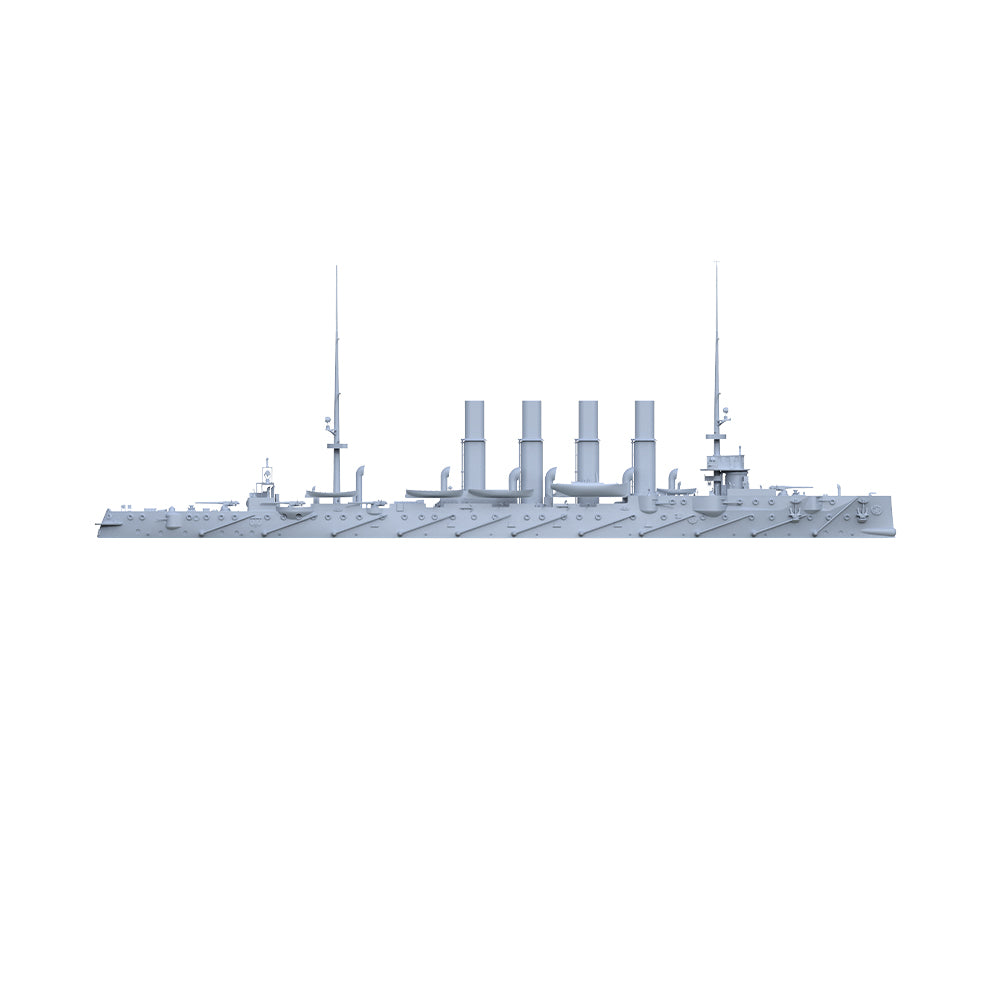 MRY-SFW SSC504 Military Warship Model Kit Russian Varyag Cruiser Water Line