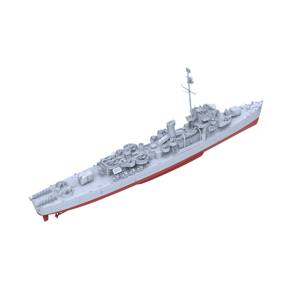 SSMODEL 598S Military Warship Model Kit US Navy Buckley Class Coolbaugh Frigate DE-217