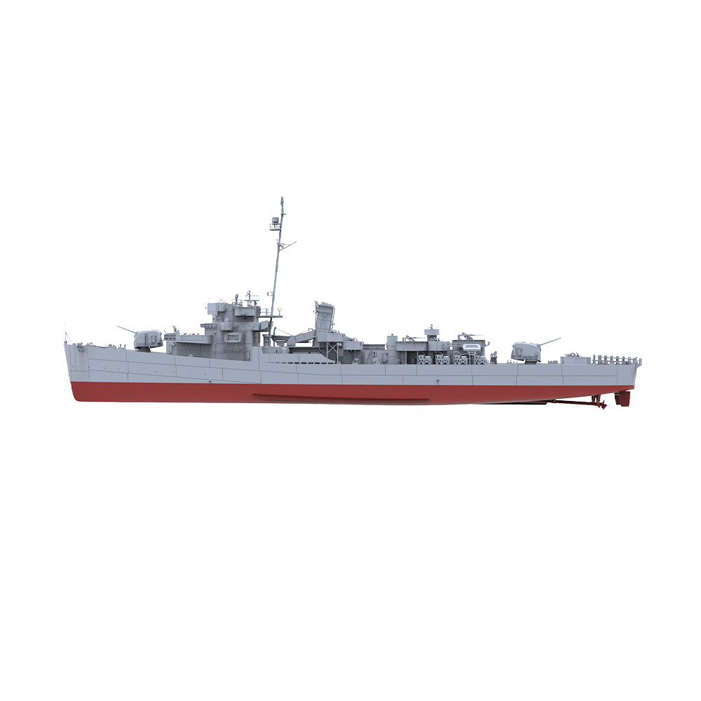 SSMODEL 598S Military Warship Model Kit US Navy Buckley Class Coolbaugh Frigate DE-217