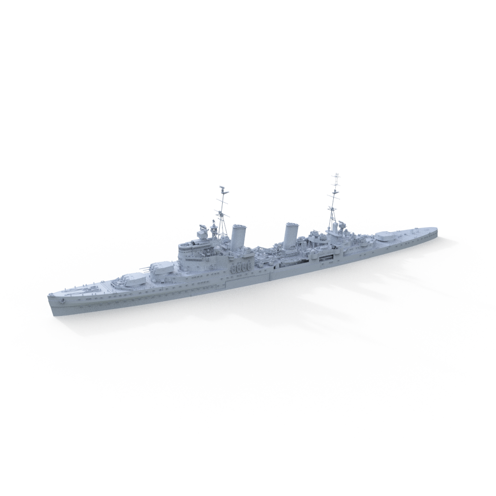 SSMODEL 603 Military Model Kit HMS Liverpool Gloucester Class Light Cruiser