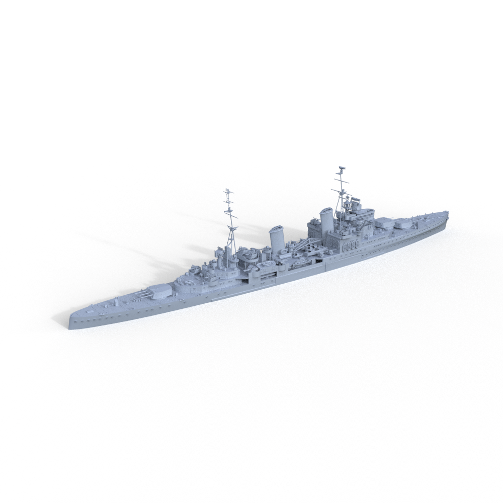 SSMODEL 603 Military Model Kit HMS Liverpool Gloucester Class Light Cruiser