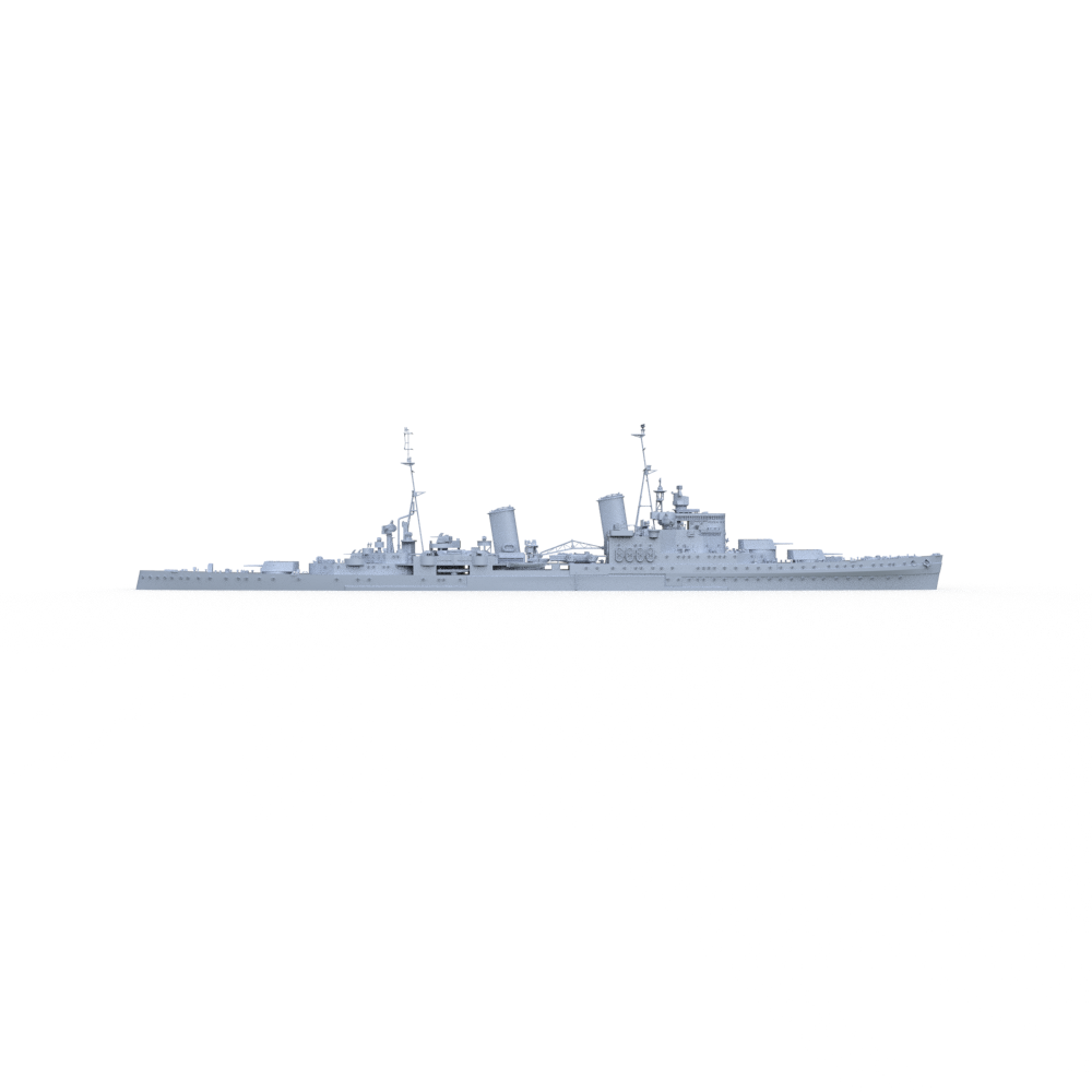 SSMODEL 603 Military Model Kit HMS Liverpool Gloucester Class Light Cruiser
