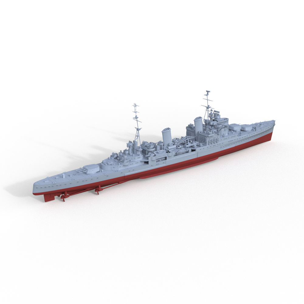 SSMODEL 603S Military Warship Model Kit French Navy Bearn Aircraft Carrier