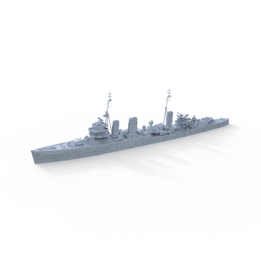 SSMODEL 607 Military Model Kit WWII British Emerald Class Enterprise (D52) 1944 Cruiser Warship Ship