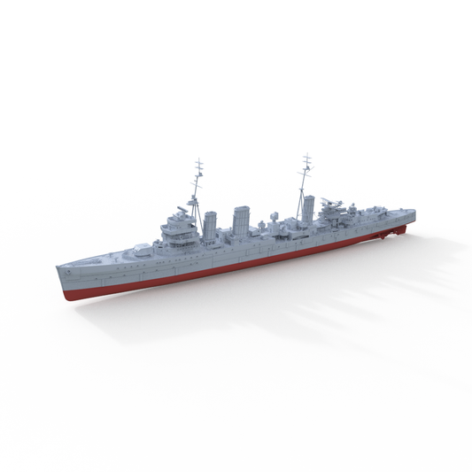 SSMODEL 607S Military Model Kit WWII British Emerald Class Enterprise (D52) 1944 Cruiser Warship Ship