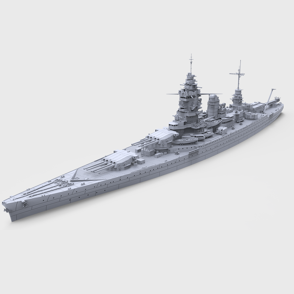 SSMODEL 703 Military Model Kit France Dunkerque-Class Battleship Dunkerque(1939) Water Line