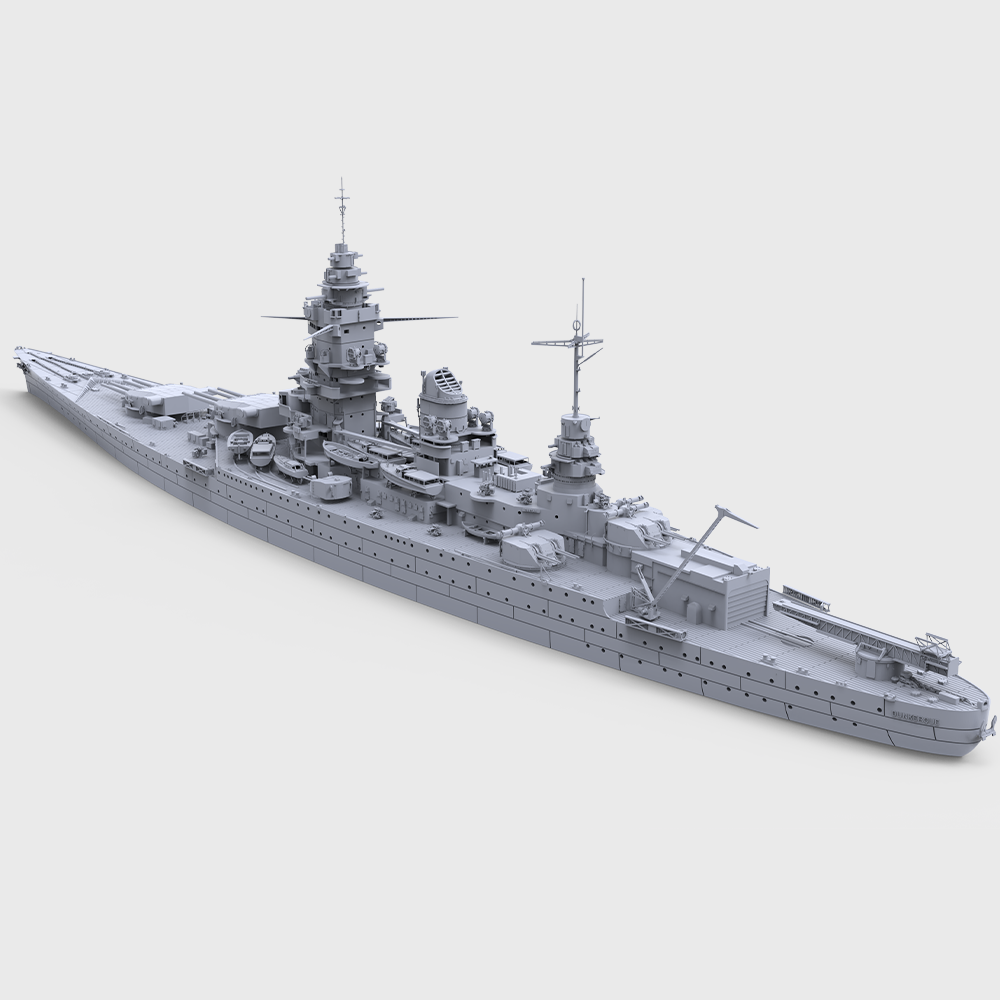 SSMODEL 703 Military Model Kit France Dunkerque-Class Battleship Dunkerque(1939) Water Line