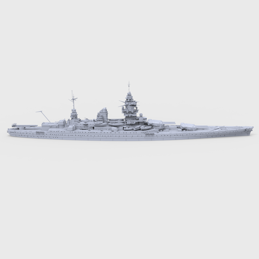 SSMODEL 703 Military Model Kit France Dunkerque-Class Battleship Dunkerque(1939) Water Line