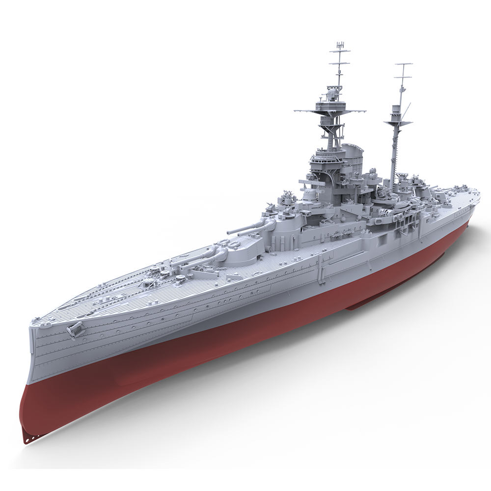 SSMODEL 705S Military Model Kit USSR Revenge-Class Battleships, Arkhangelsk, 1944 Full Hull