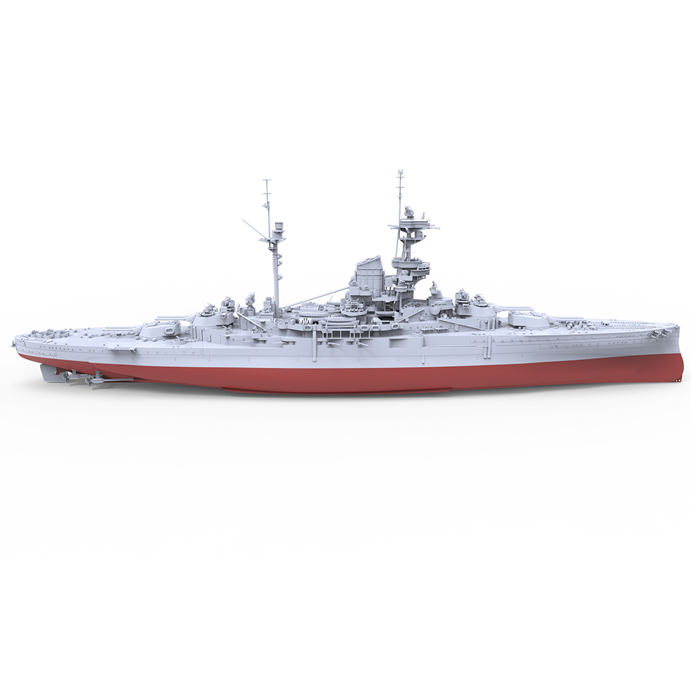 SSMODEL 705S Military Model Kit USSR Revenge-Class Battleships, Arkhangelsk, 1944 Full Hull