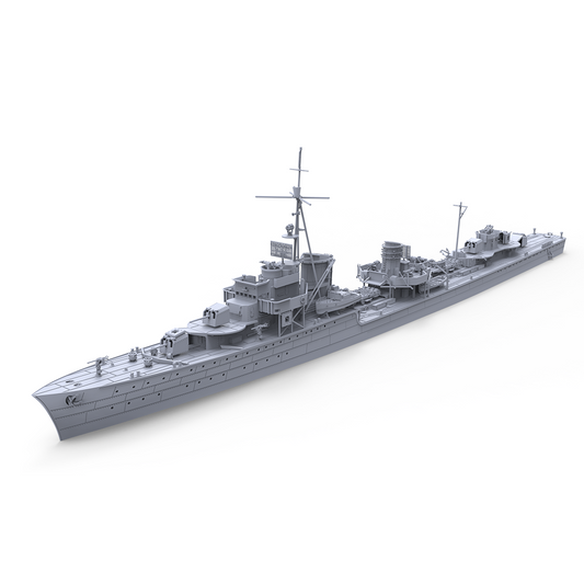 SSMODEL SSC728 Military Model Kit German Z22 Destroyers 1936(Bottomless Version)