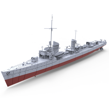 SSMODEL 730S Military Model Kit German Raubtier Class Torpedo Boat Luchs 1932 Full Hull