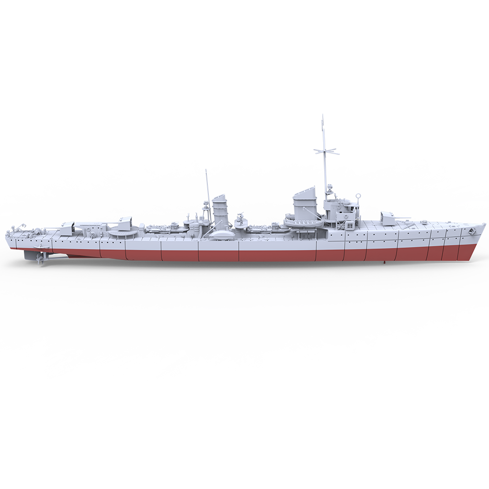 SSMODEL 730S Military Model Kit German Raubtier Class Torpedo Boat Luchs 1932 Full Hull