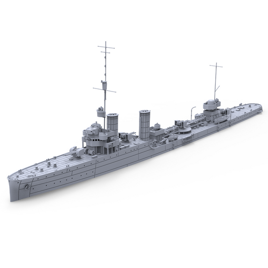 SSMODEL SSC737 Military Model Kit Italian Leone Class Destroyer Tiger 1934(Bottomless Version)