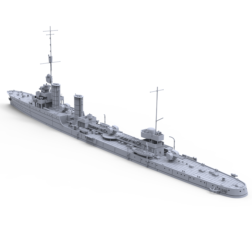 SSMODEL SSC737 Military Model Kit Italian Leone Class Destroyer Tiger 1934(Bottomless Version)