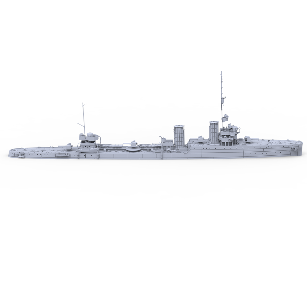 SSMODEL SSC737 Military Model Kit Italian Leone Class Destroyer Tiger 1934(Bottomless Version)