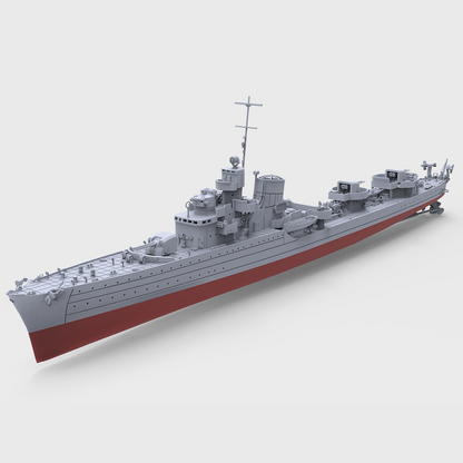 SSMODEL SSC738S Military Model Kit Italian Soldier Class Destroyer Cuirassier Full Hull