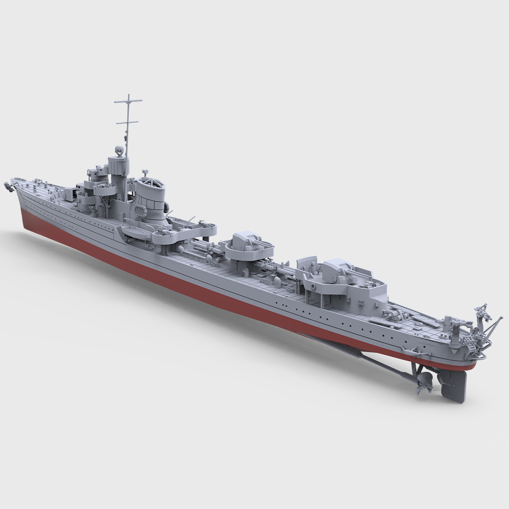 SSMODEL SSC738S Military Model Kit Italian Soldier Class Destroyer Cuirassier Full Hull