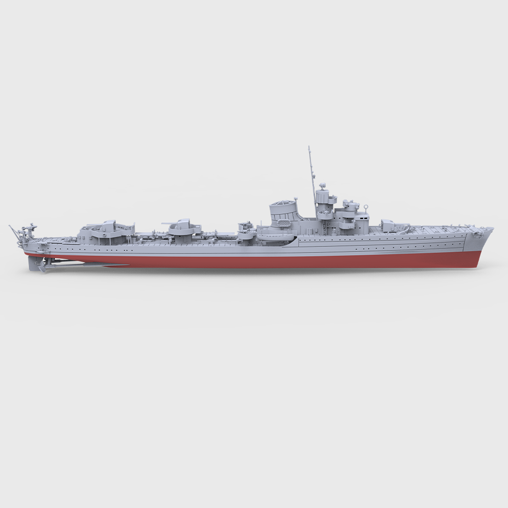 SSMODEL SSC738S Military Model Kit Italian Soldier Class Destroyer Cuirassier Full Hull