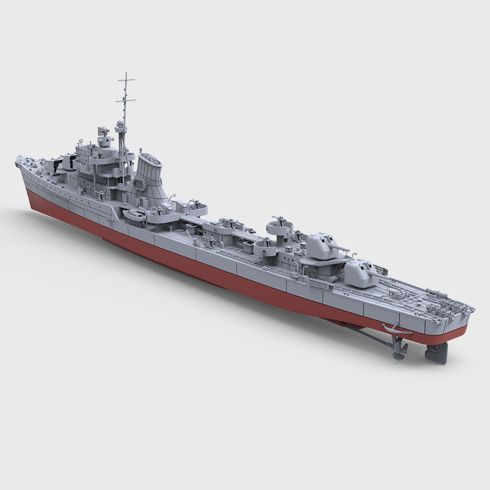 SSMODEL SSC739S Military Model Kit Italian Navy Caio Duilio Class Destroyer ITS Maggioni Full Hull