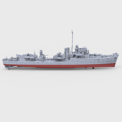SSMODEL 744S Military Model Kit Hunt-Class, French Destroyer La Combattante, 1944 Full Hull