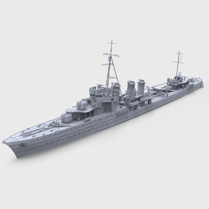 MRY-SFW 745 Military Model Kit Bourrasque-Class,French Destroyer Bourrasque, 1939(Bottomless Version)