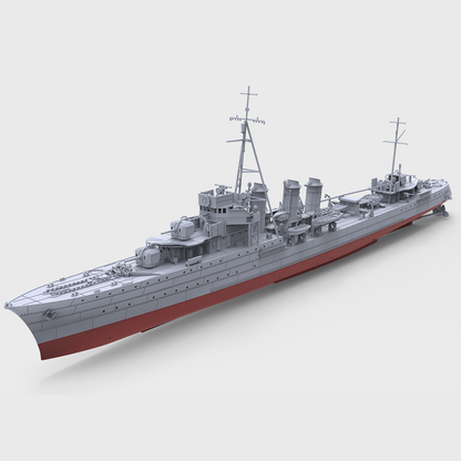 MRY-SFW 745S Military Model Kit Bourrasque-Class,French Destroyer Bourrasque, 1939 Full Hull