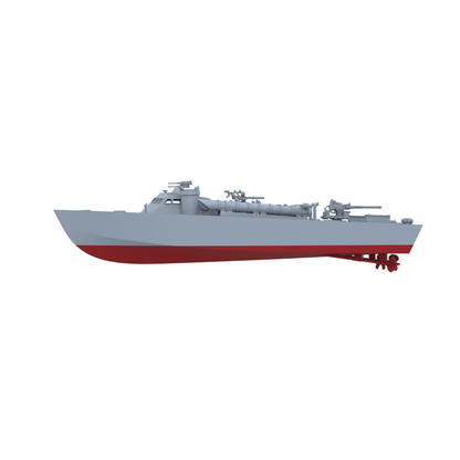 MRY-SFW SSC759S Military Model Kit Britain Higgins 78ft MTB-422 Full Hull