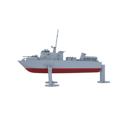 SSMODEL 761S Military Model Kit USS Flagstaff Class Patrol Gunboat Hydrofoil (PGH-1) Full Hull