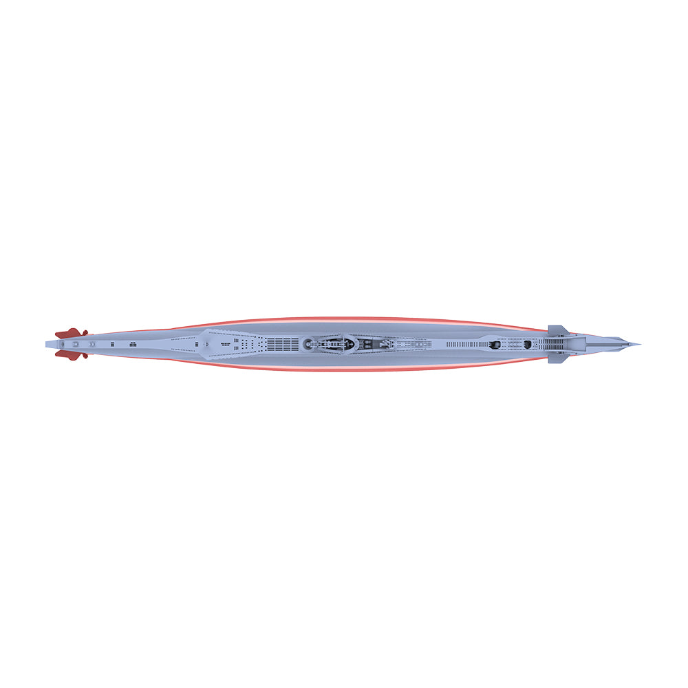 SSMODEL SSC958S Military Model Kit HMS T Class Submarine Thrasher Full Hull