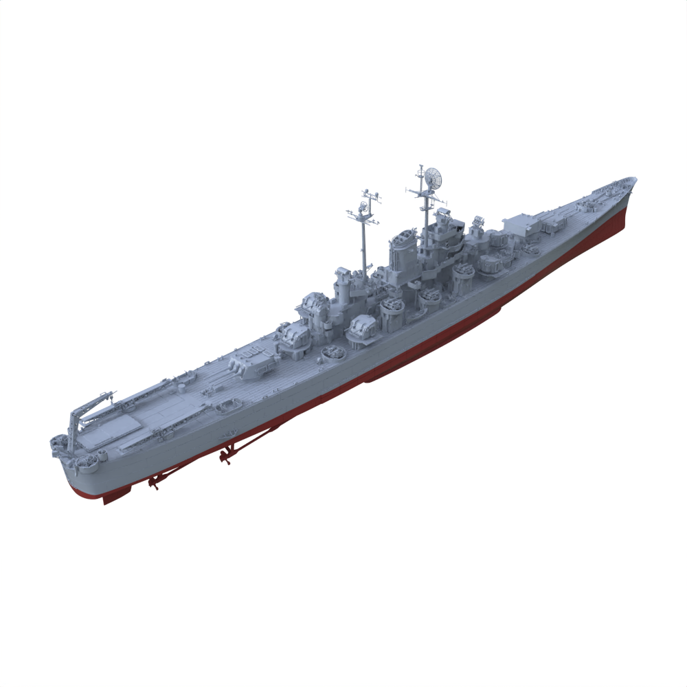 SSC130S Military Model USN Oregon City Class Cruiser CA-122 1946 Full Hull