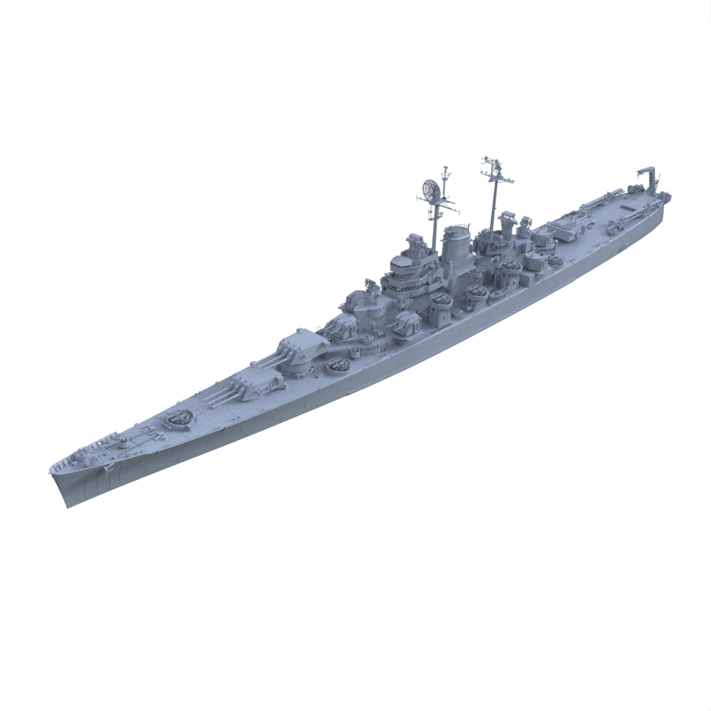 SSC130 Military Model USN Oregon City Class Cruiser CA-122 1946 Water Line