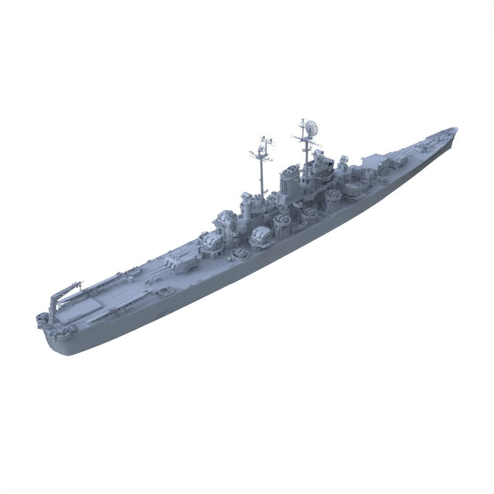 SSC130 Military Model USN Oregon City Class Cruiser CA-122 1946 Water Line