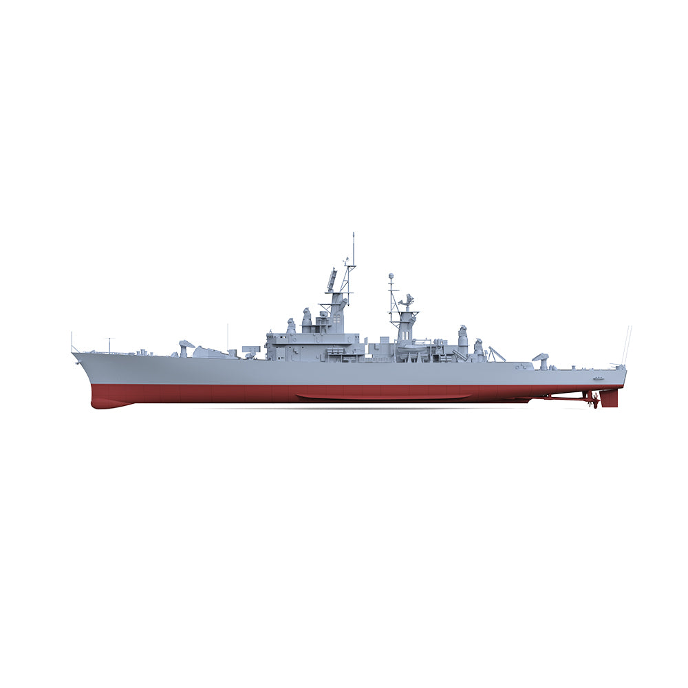 SSC165S Military Model USS Leahy Class Cruiser Full Hull