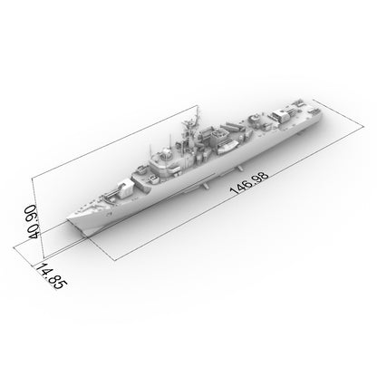 SSC179  Military Model CNS Jianghu III Class Frigate Water Line