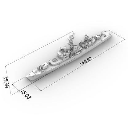 SSC181 Military Model CNS Jiangdong Class Frigate Water Line