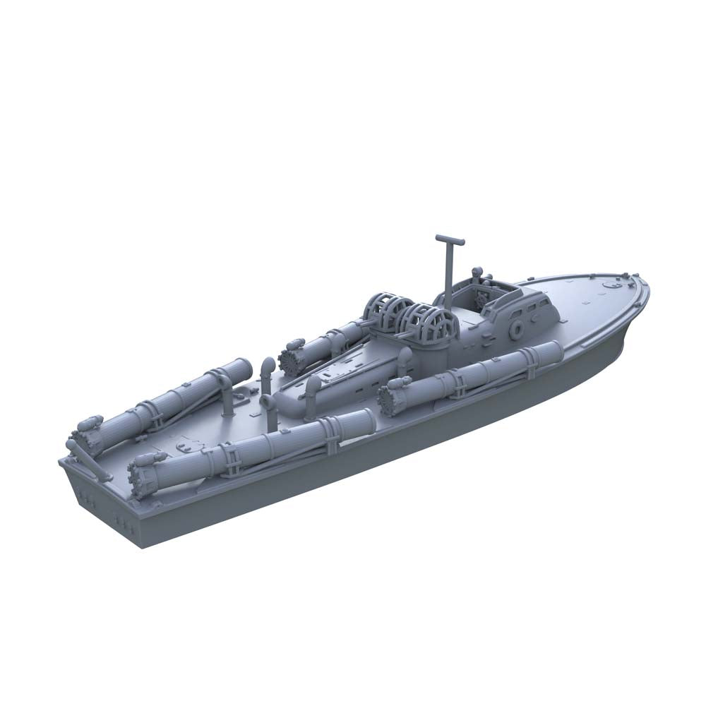 SSC182 Military Model USS Elco Class PT-20 Motor Torpedo Boat Water Line