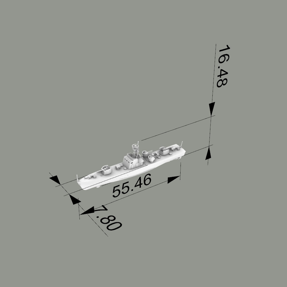 MRY-SFW SSC199 China Navy Shanghai-class Type 0111 Fast Patr – LCD 3D printed resin model kit, image 10